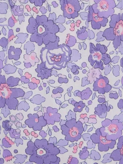 Abito da bambina in cotone Jemine Jr con stampa Betsy | REALIZZATO CON TESSUTO LIBERTY