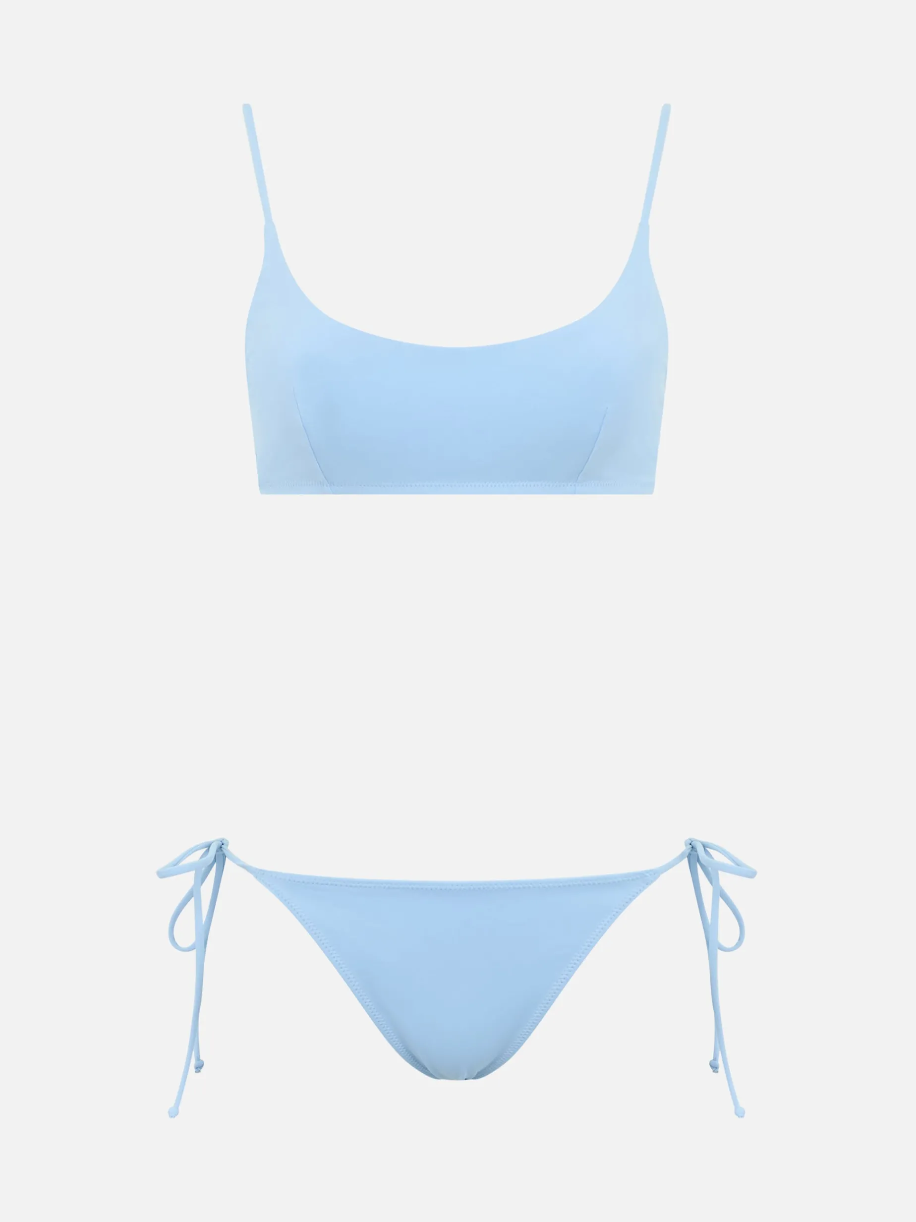 Bikini a bralette azzurro chiaro da donna Judy Naomi