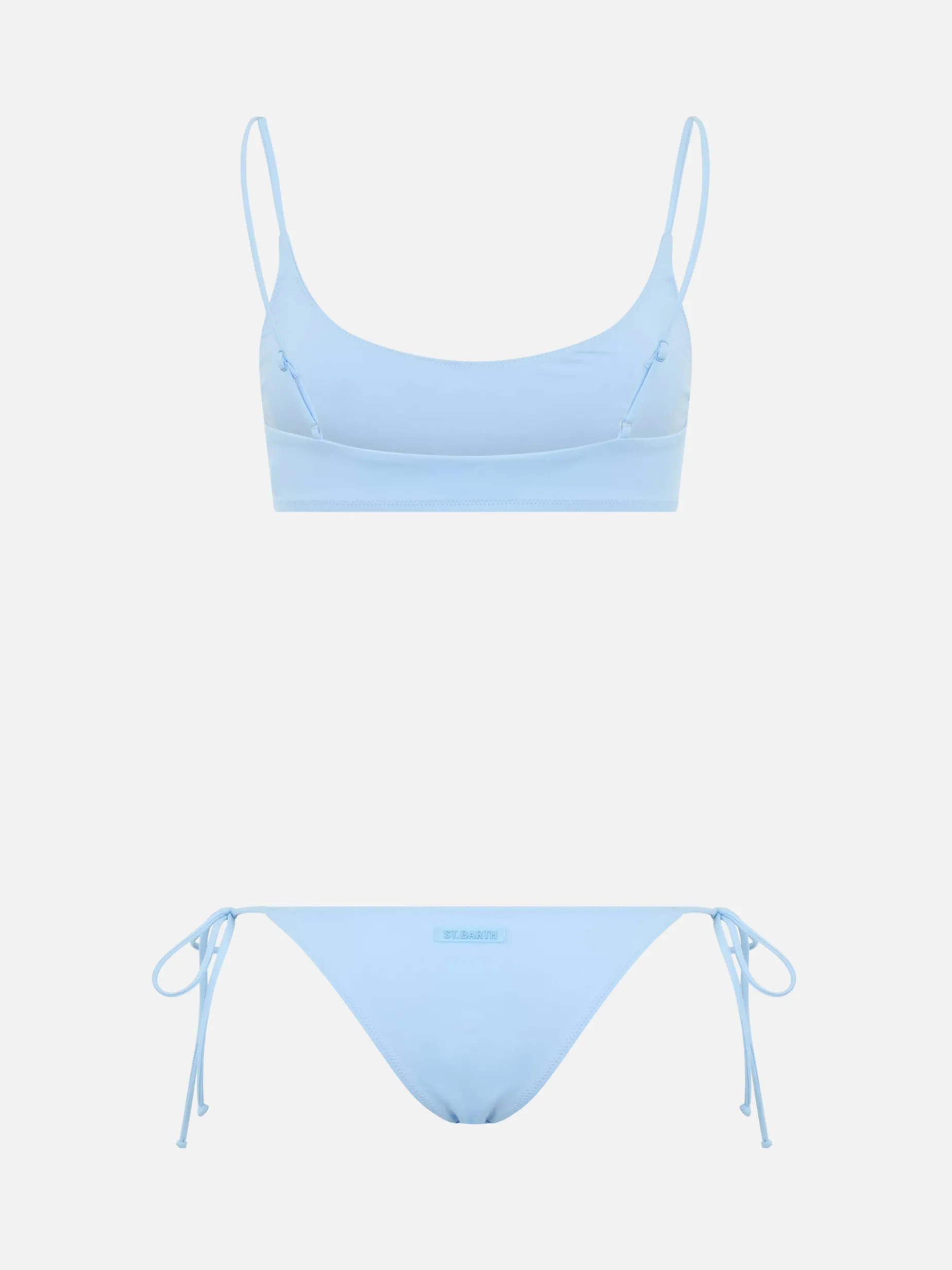 Bikini a bralette azzurro chiaro da donna Judy Naomi