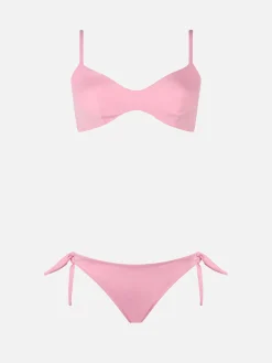 Bikini a bralette rosa scoop da donna May Yali