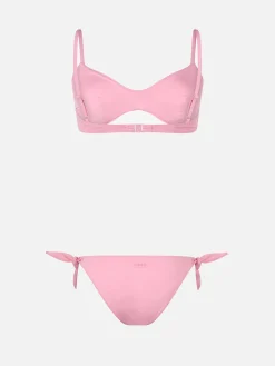 Bikini a bralette rosa scoop da donna May Yali