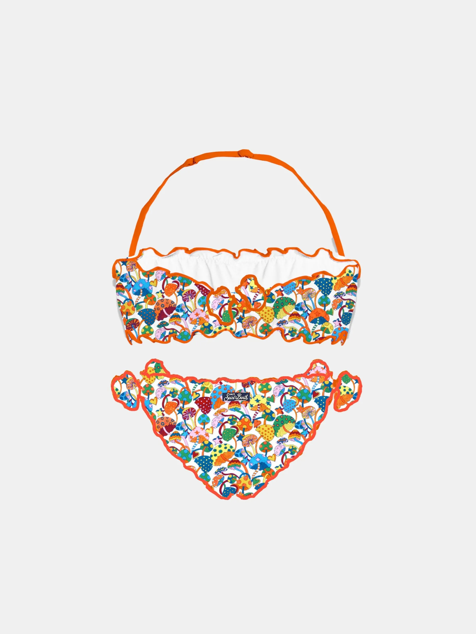 Bikini a fascia da bambina con stampa Liberty | EDIZIONE SPECIALE LIBERTY