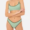 Bikini a fascia da donna all'uncinetto