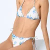 Bikini a triangolo classico da donna a fiori Sagittarius Miami