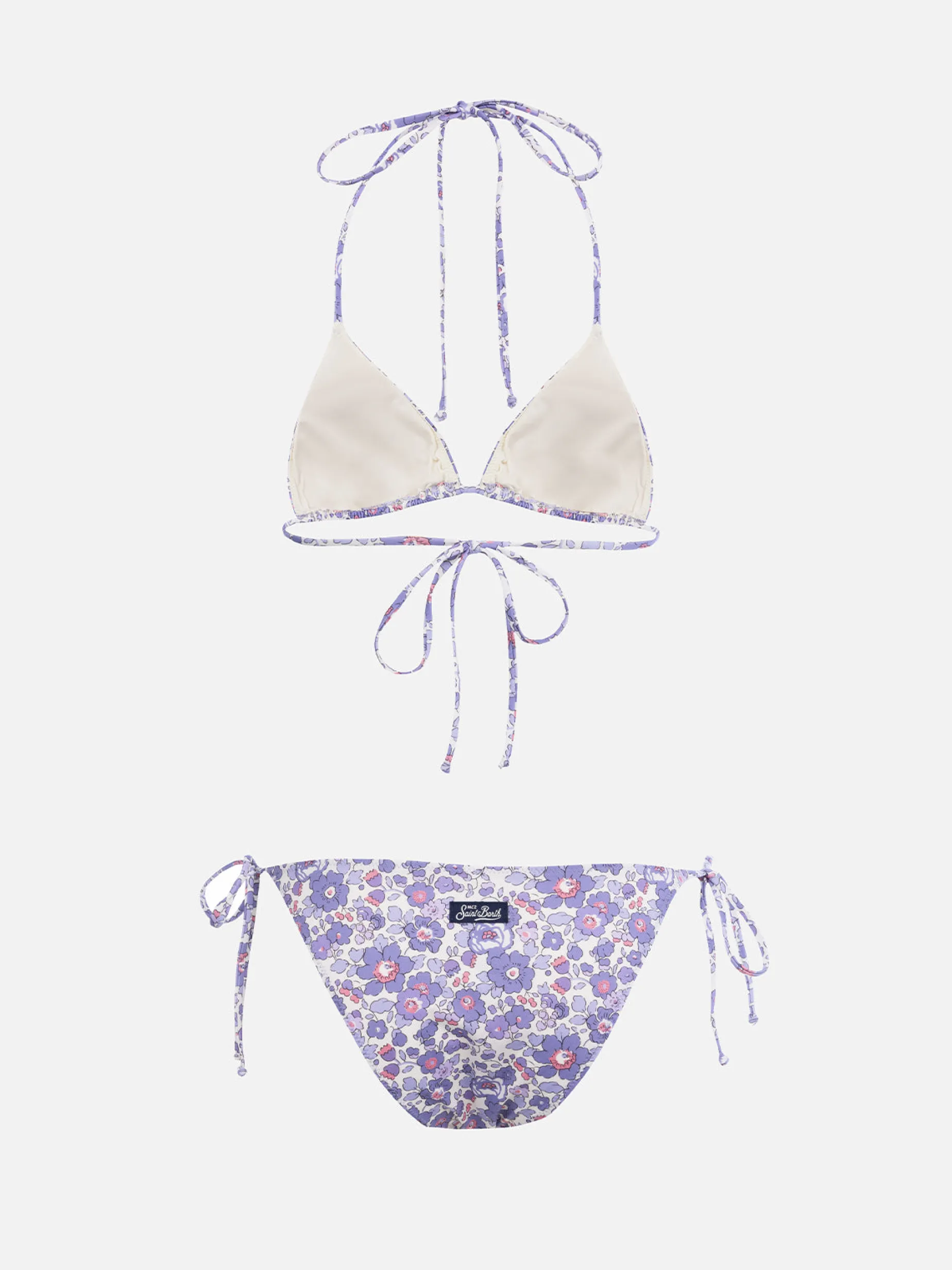 Bikini a triangolo da donna Betsy Leah Virgo | REALIZZATO CON TESSUTO LIBERTY