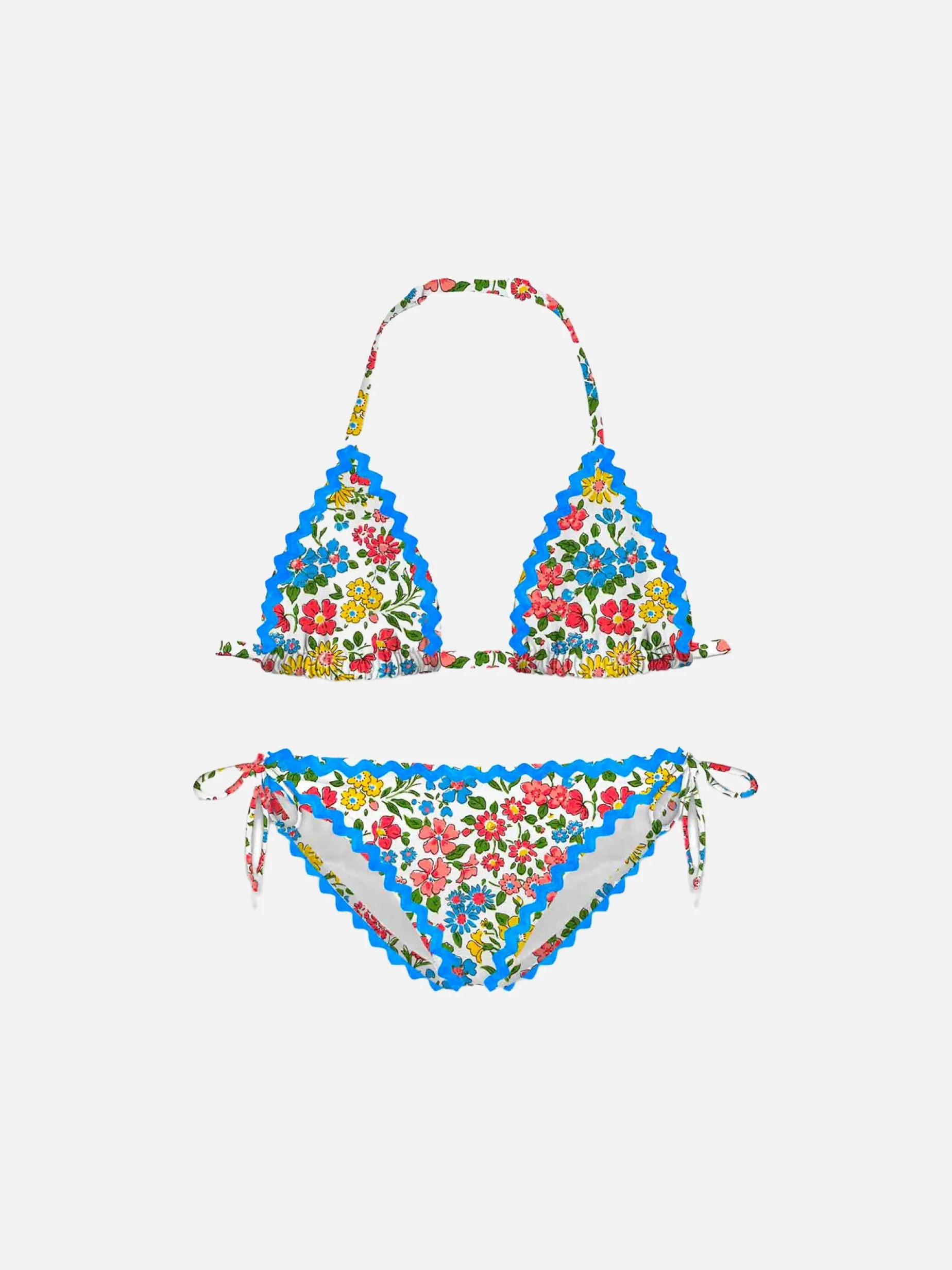 Bikini da bambina con stampa fiori | EDIZIONE SPECIALE LIBERTY