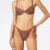 Bikini da donna a bralette con stampa bandana