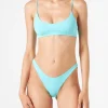 Bikini da donna a bralette verde acqua