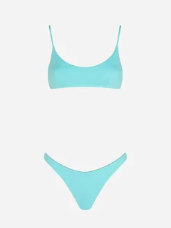 Bikini da donna a bralette verde acqua