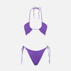 Bikini da donna a fascia viola