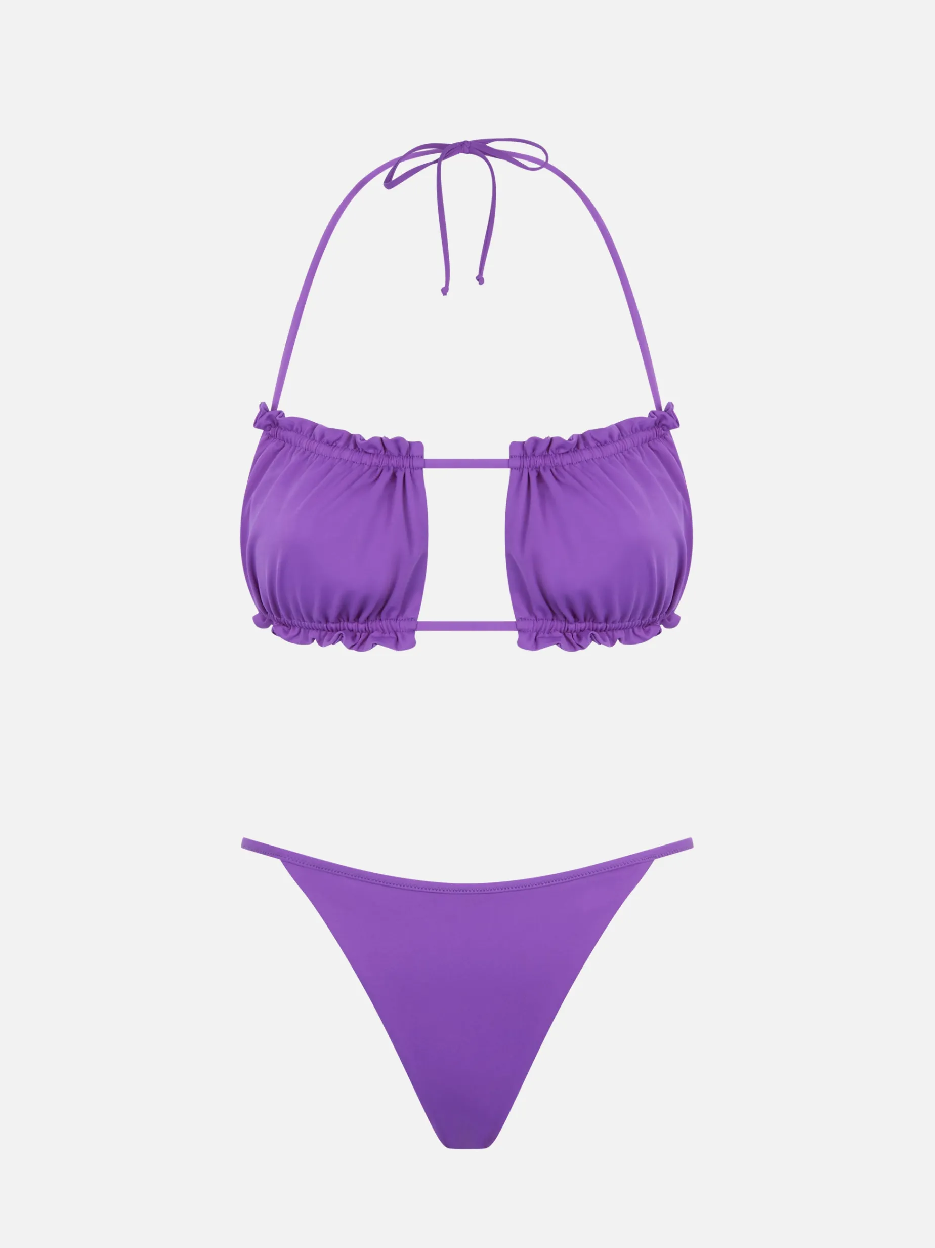 Bikini da donna a fascia viola