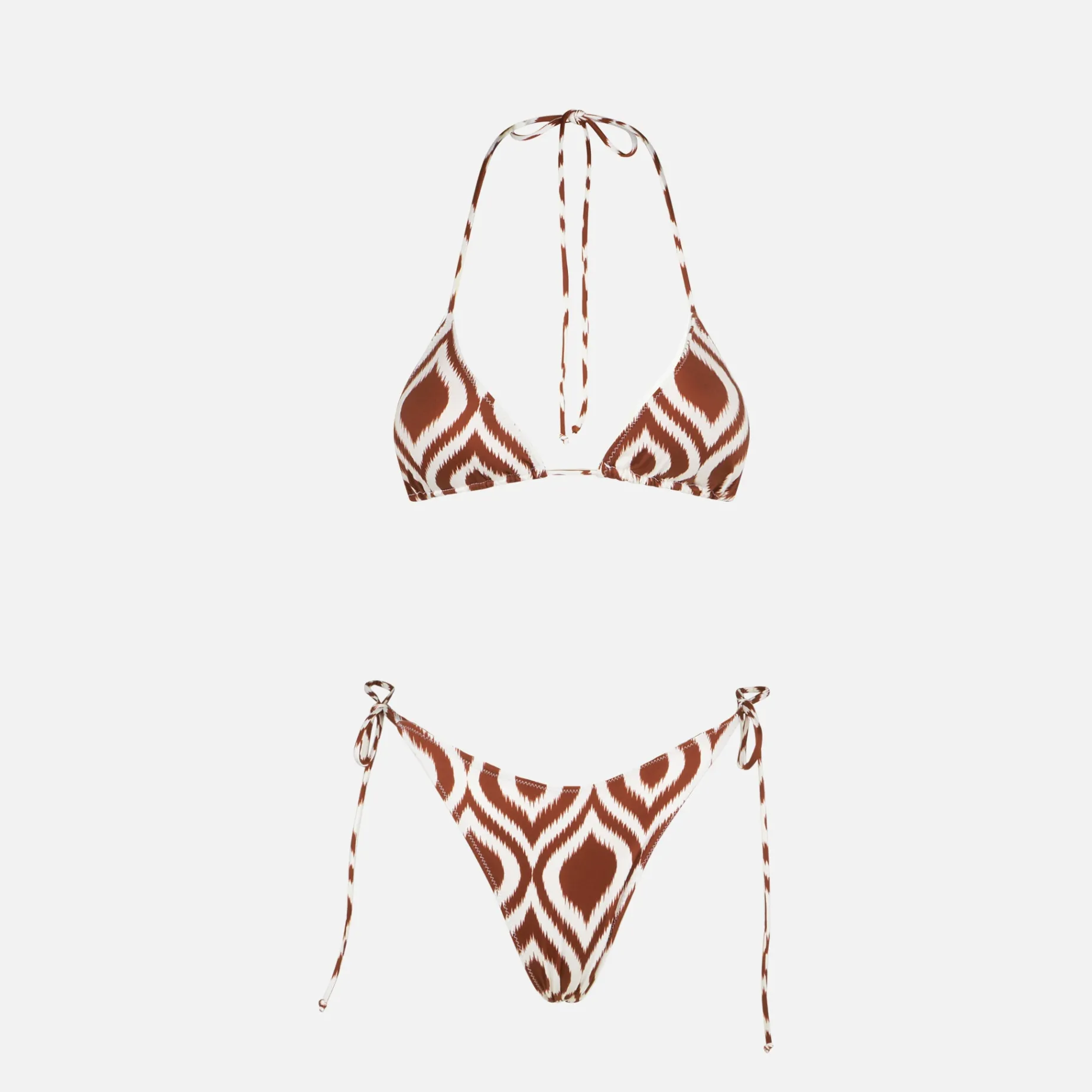 Bikini da donna a triangolo con fantasia