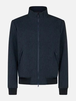 Bomber da uomo di peso medio spinato