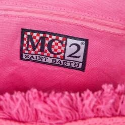 Borsa Colette con patch di fiori all'uncinetto