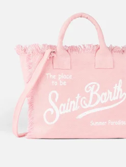 Borsa Colette in tela di cotone rosa