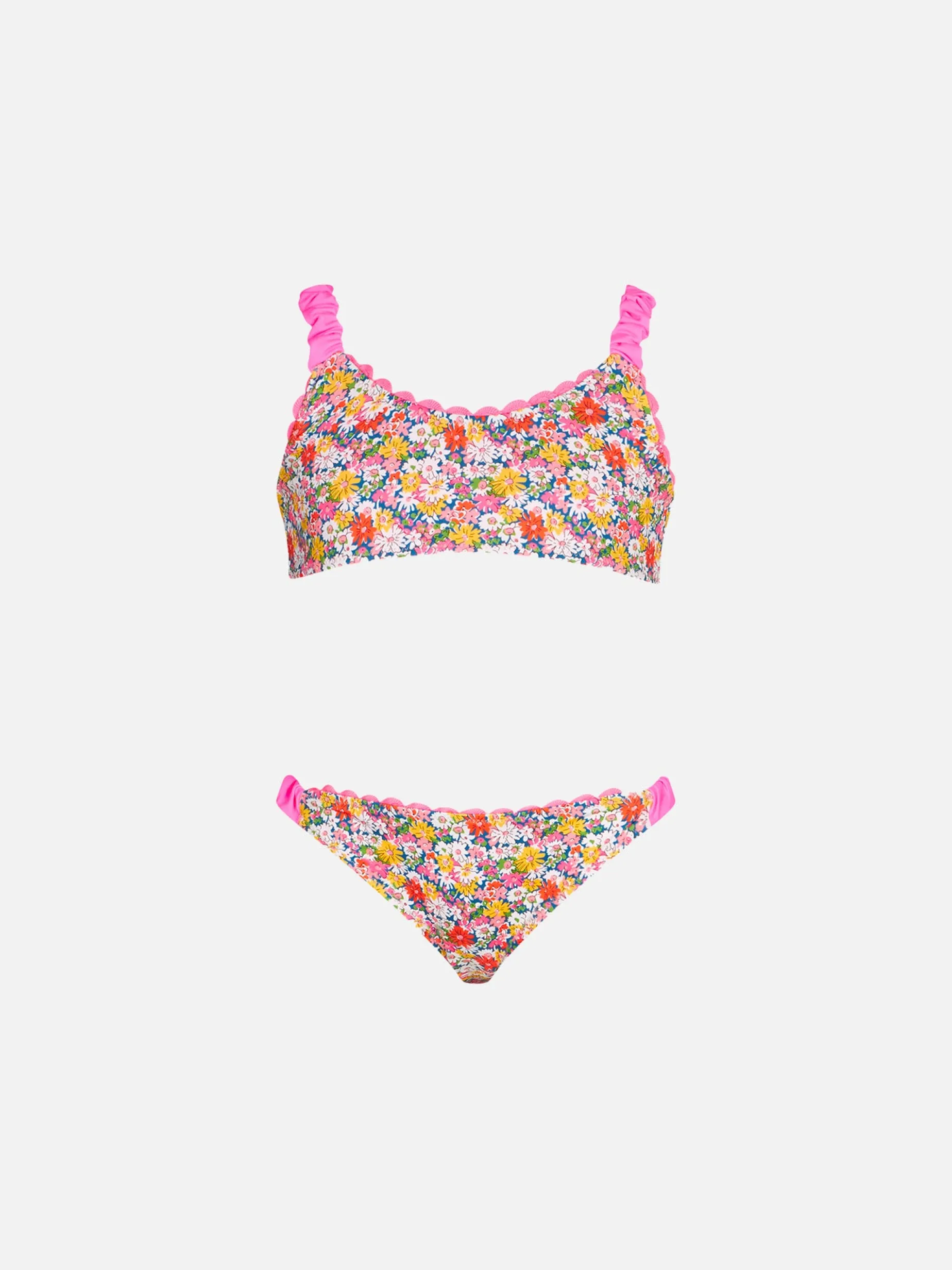 Bralette da bambina con stampa fiori Liberty | EDIZIONE SPECIALE LIBERTY