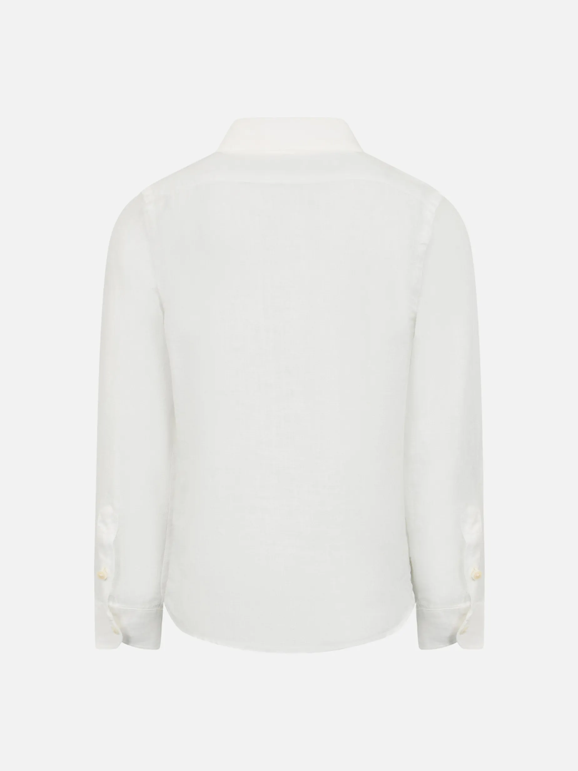 Camicia Agnes in lino bianco da bambino