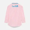 Camicia da bambina con stampa vichy