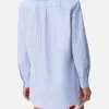 Camicia da donna over in cotone seersucker Brigitte