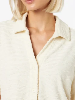 Camicia da donna Sheila in spugna goffrata sebra