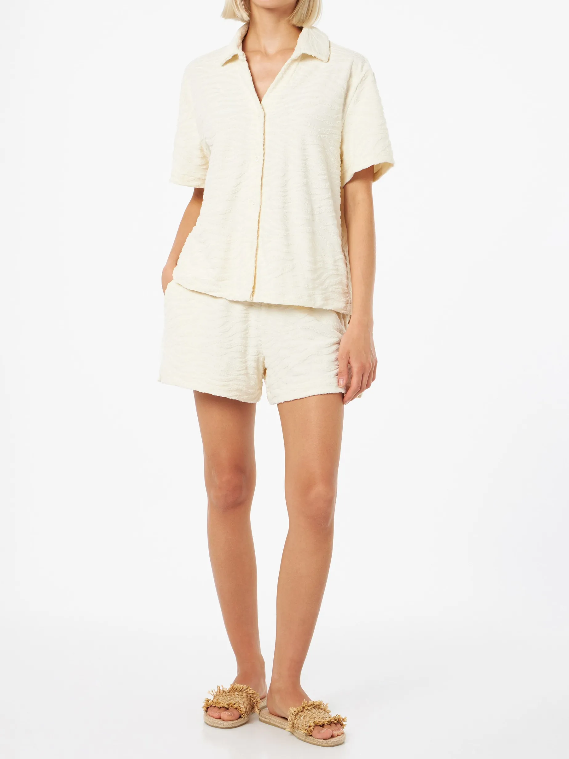 Camicia da donna Sheila in spugna goffrata sebra