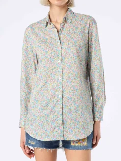 Camicia over da donna in cotone con stampa Emma & Georgina Brigitte | REALIZZATO CON TESSUTO LIBERTY