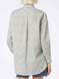Camicia over da donna in cotone con stampa Emma & Georgina Brigitte | REALIZZATO CON TESSUTO LIBERTY