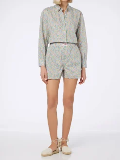 Camicia over da donna in cotone con stampa Emma & Georgina Brigitte | REALIZZATO CON TESSUTO LIBERTY