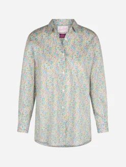 Camicia over da donna in cotone con stampa Emma & Georgina Brigitte | REALIZZATO CON TESSUTO LIBERTY