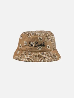 Cappello da donna modello pescatore con stampa bandana