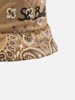 Cappello da donna modello pescatore con stampa bandana