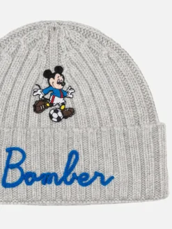 Cappello grigio da bambino Wengen con ricamo Mickey Bomber | EDIZIONE SPECIALE DISNEY
