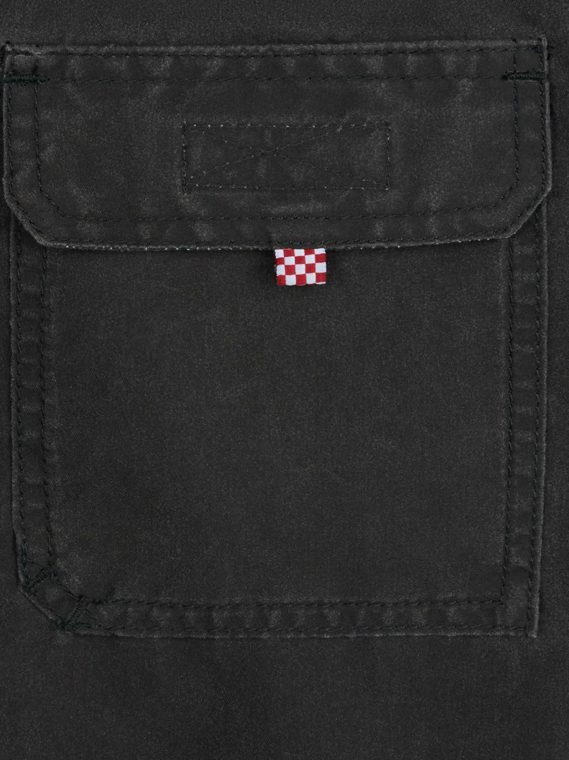 Costume da bagno classico nero da bambino Tender con ricamo pirata