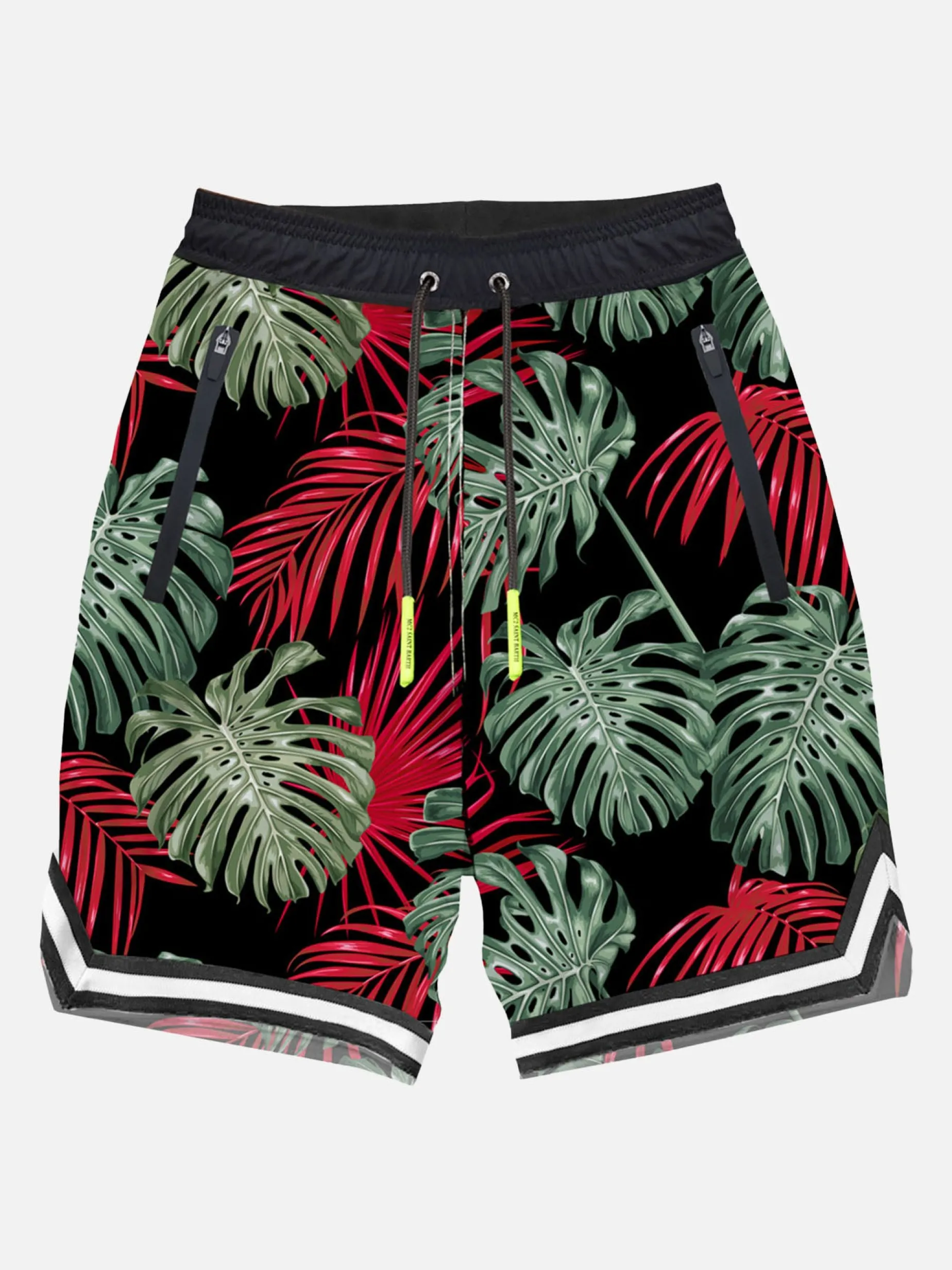 Costume da bagno con stampa tropicale stile surf