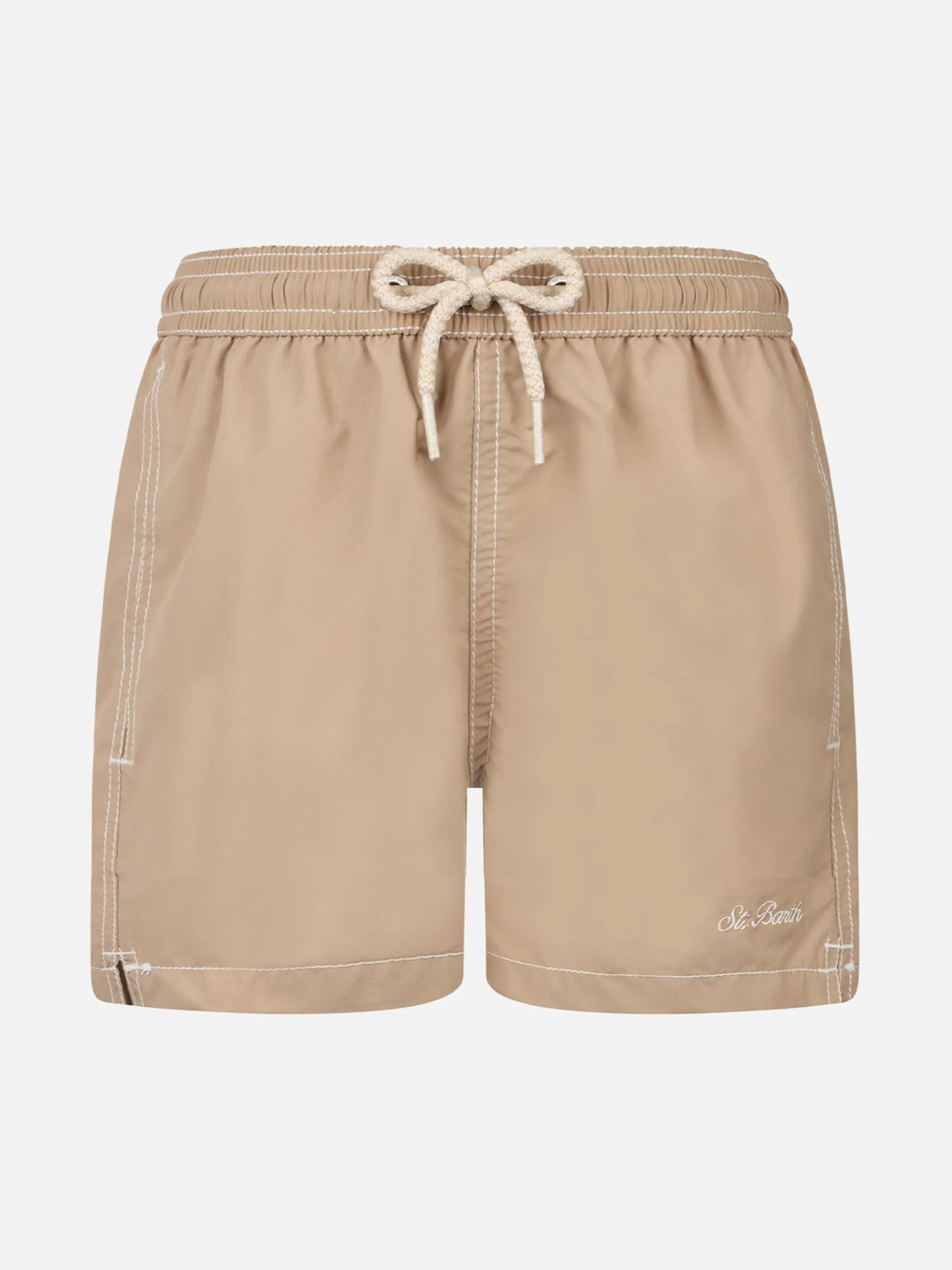 Costume da bagno da bambino di media lunghezza beige Patmos Jr