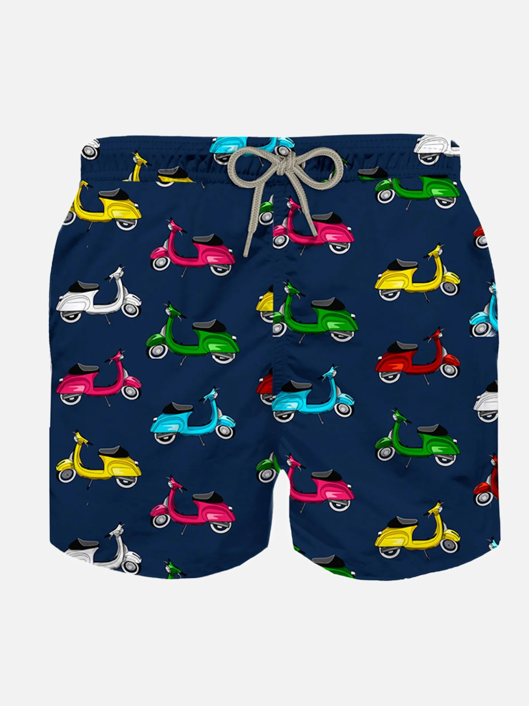 Costume da bagno da bambino con stampa scooter