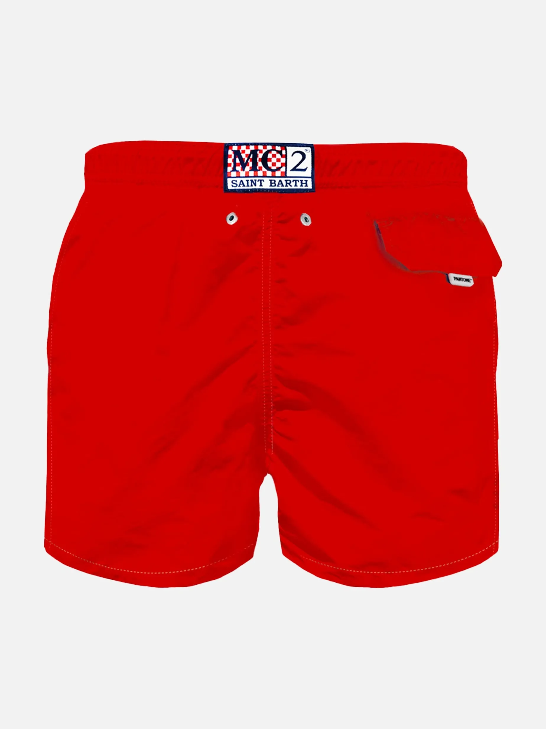 Costume da bagno da bambino in tessuto leggero rosso | Edizione speciale Pantone®