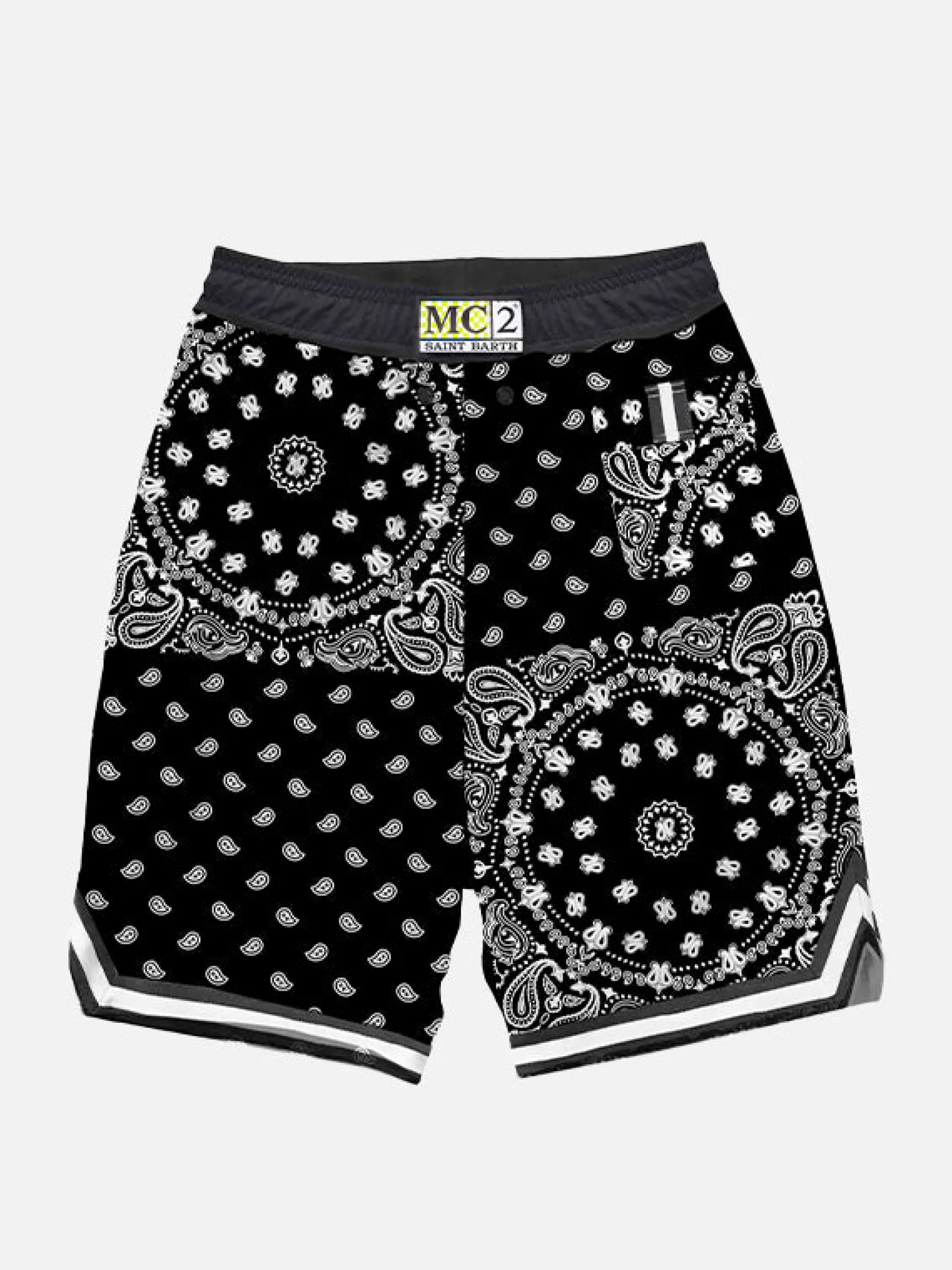 Costume da bagno da bambino stampa bandana stile surf