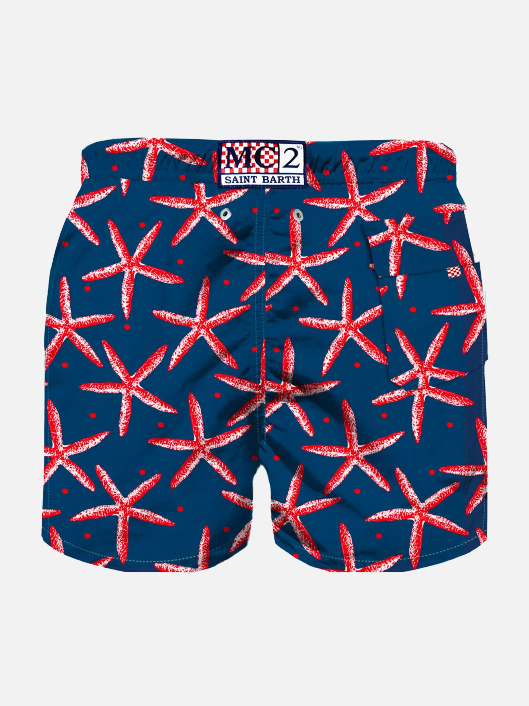 Costume da bagno da bambino stampa stelle marine