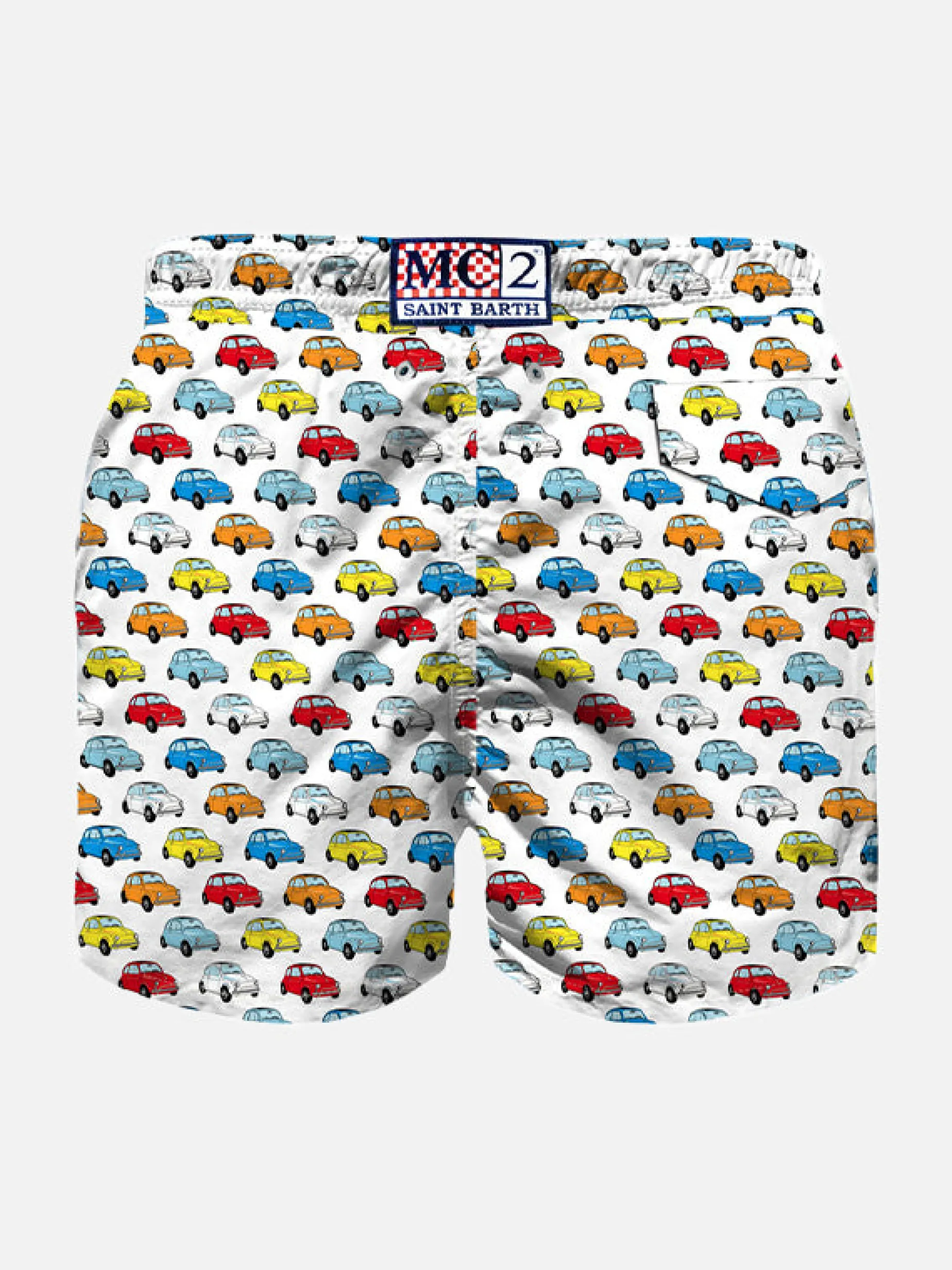 Costume da bagno da bambino con stampa auto Fiat 500 | FIAT© 500 Edizione Speciale