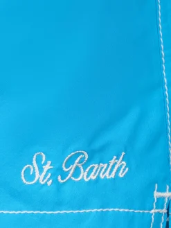 Costume da bagno da bambino di media lunghezza blu acqua Patmos Jr