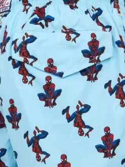 Costume da bagno da bambino in tessuto leggero Jean Lighting con stampa Spider-Man | EDIZIONE SPECIALE MARVEL