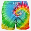 Costume da bagno da uomo fluo tie dye