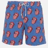 Costume da bagno da uomo Gustavia lunghezza media a righe con stampa Rolling Stones | EDIZIONE SPECIALE ROLLING STONES