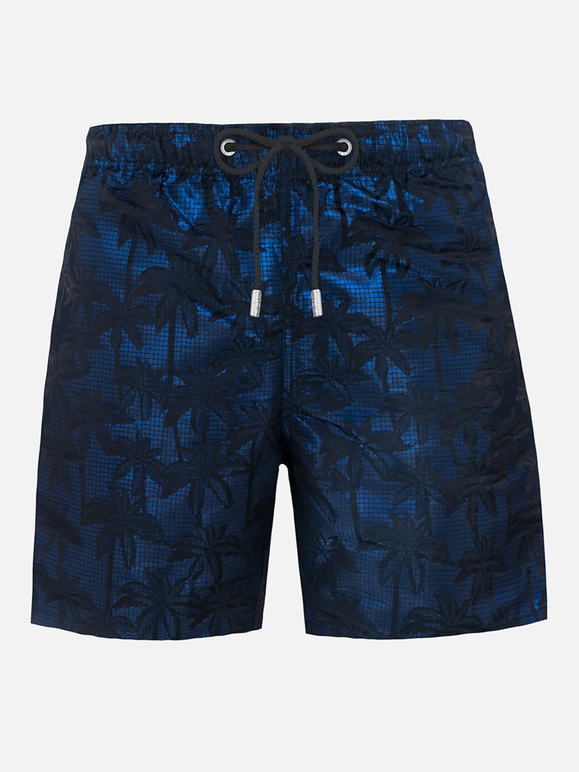 Costume da bagno da uomo in tessuto ripstop Harbour The Riviera con stampa jacquard palme