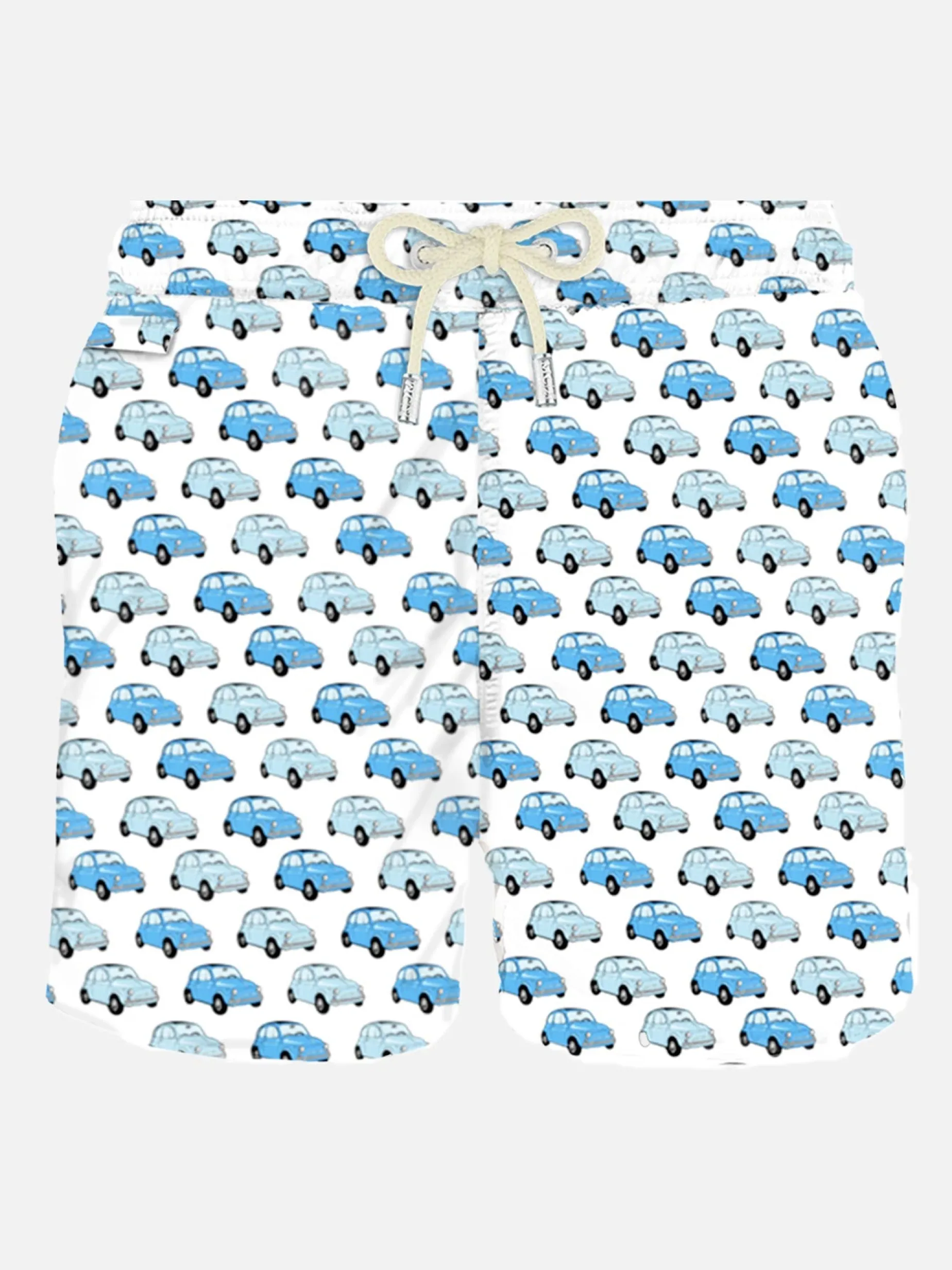 Costume da bagno da uomo in tessuto leggero con stampa auto Fiat 500 | FIAT© 500 Edizione Speciale