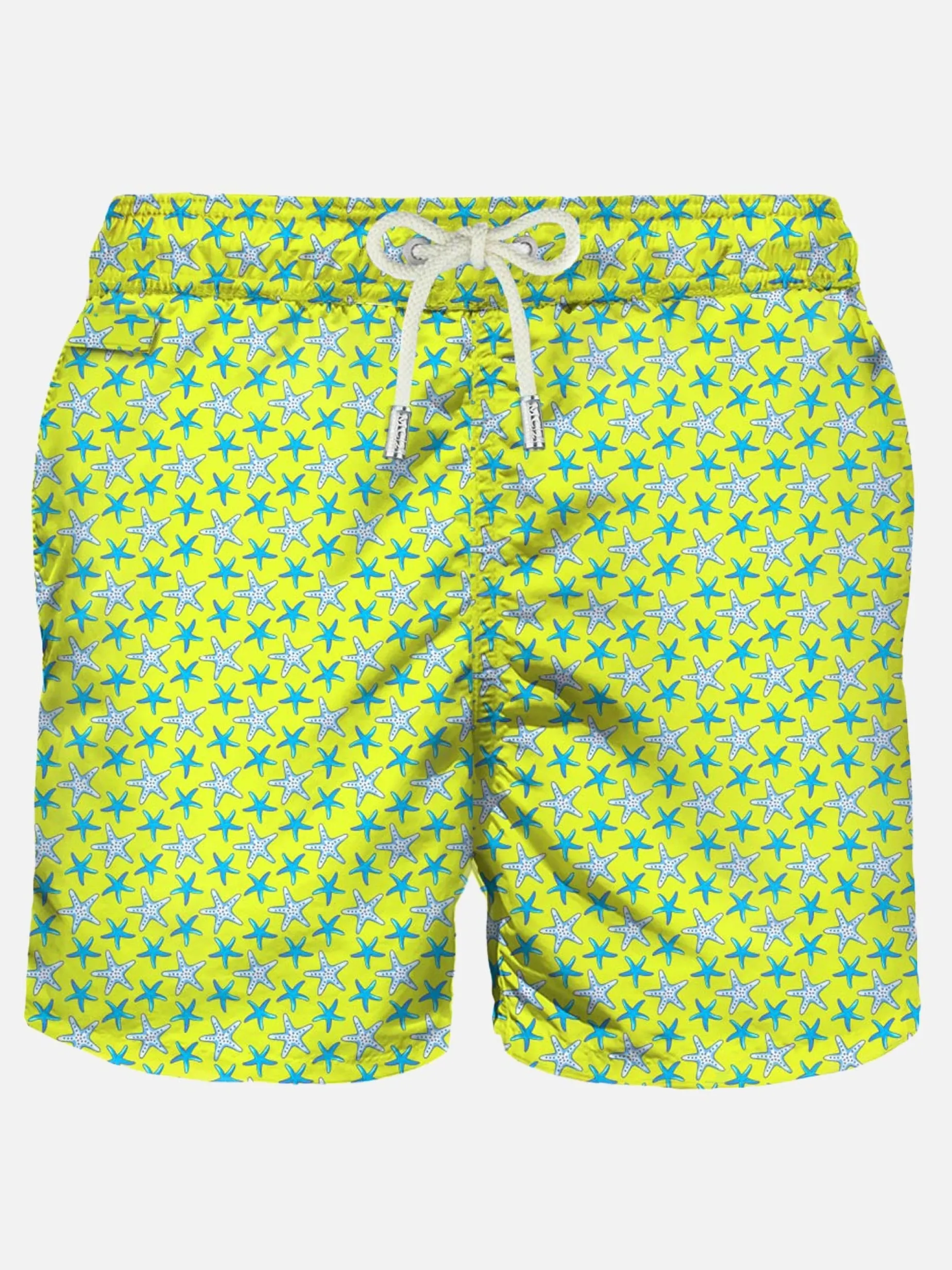 Costume da bagno da uomo in tessuto leggero stampa stelle marine