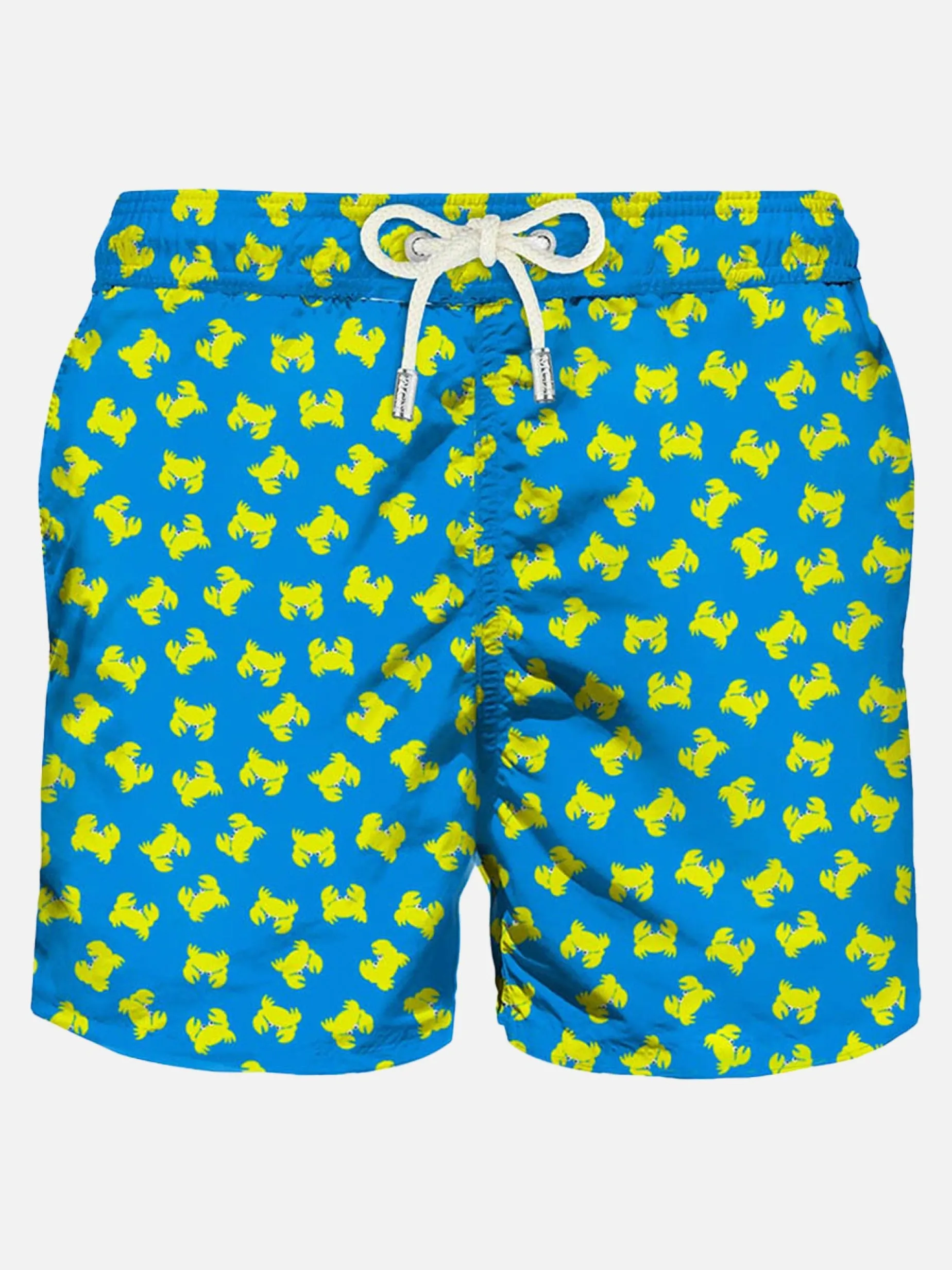 Costume da bagno da uomo in tessuto leggero stampa granchi