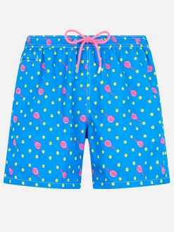 Costume da bagno da uomo in tessuto leggero Lighting Micro Fantasy con stampa padel