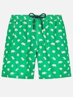 Costume da bagno da uomo in tessuto leggero Lighting Micro Fantasy con stampa padel